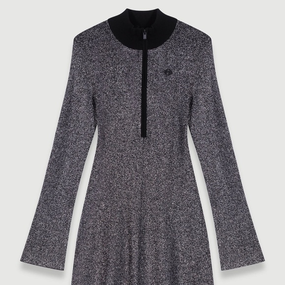 Maje Short glittery knit dress - Size Small - Picture 1 of 5